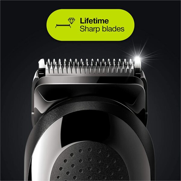 Braun Series 3 6-in-1 Beard, Ear & Nose Trimmer, Cordless & Rechargeable Clipper - Image 2