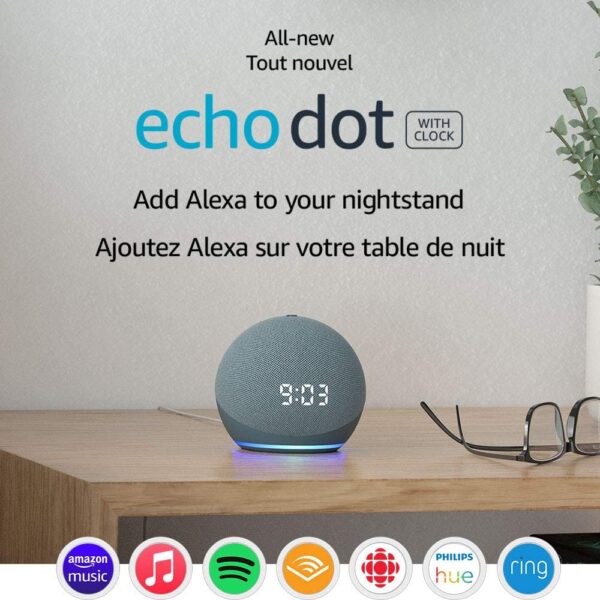 Amazon Alexa Echo Dot, Smart Bluetooth Speaker (4th Gen) - Image 3