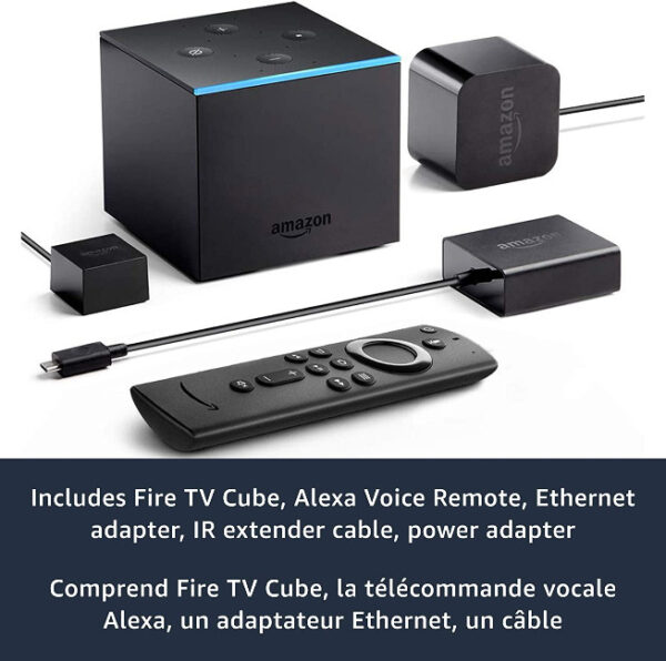 Fire TV Cube, 4K Ultra HD, Hands-free Device with Alexa Control - Image 2