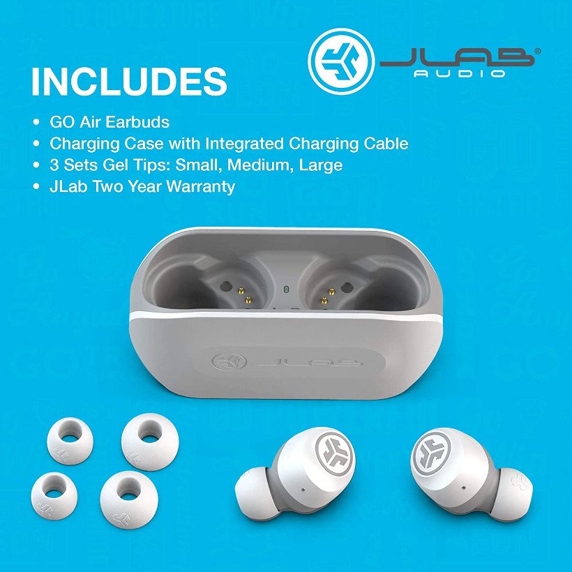 JLAB Bluetooth Go Air True Wireless EarBuds, Compatible with