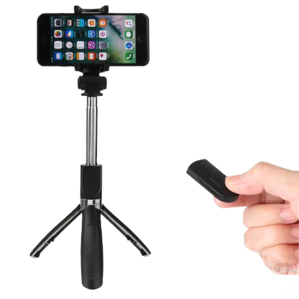 L01 3 in 1 Handheld, Extendable Bluetooth Selfie Stick, Tripod & Mono-Pod - Image 3