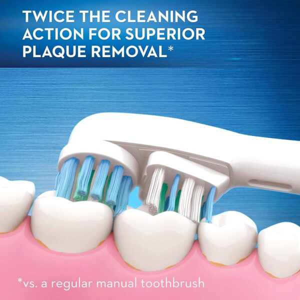 Oral-B Vitality, Dual Clean, Electric Rechargeable Toothbrush with 2 Brush Heads - Image 3