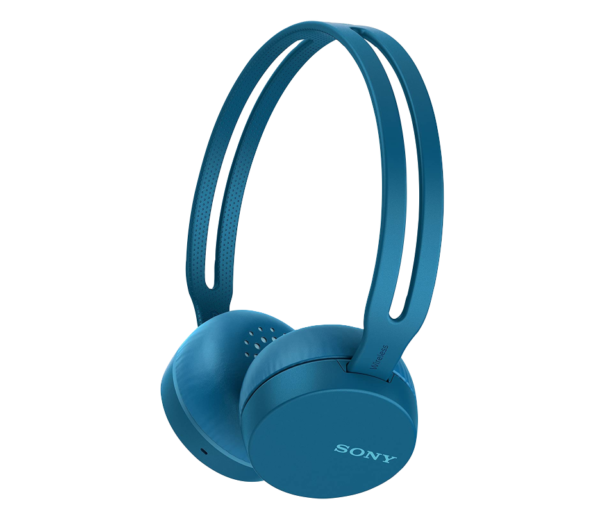 Sony WH-CH400 Wireless Stereo Headset, Bluetooth Headphones Black & Blue (New) - Image 2