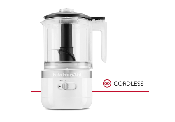 KitchenAid Cordless Chopper, 5 Cups / 1.18 Litre (KFCB519BM) - Image 4