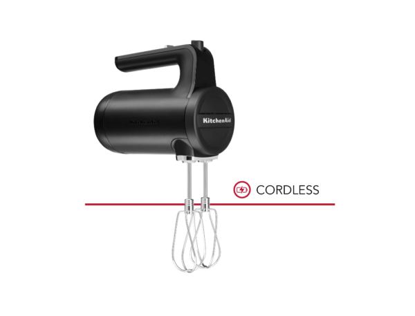 KitchenAid Cordless Hand Mixer, High 7-Speed (KHMB732BM) - Image 2