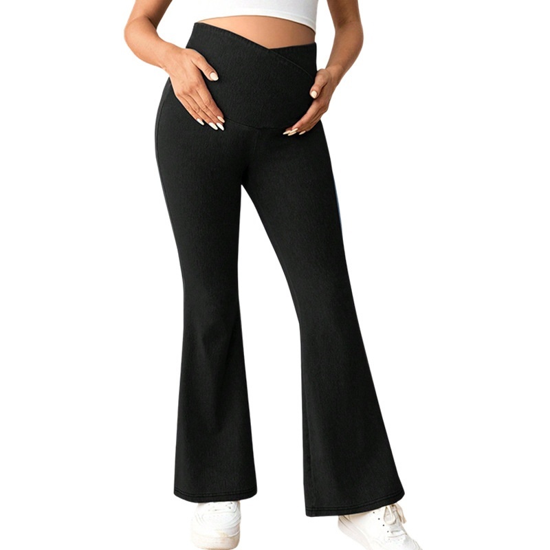 Women's Maternity High-Waist Pull-Up Denim Jeans 3 Women's Maternity High-Waist Pull-Up Denim Jeans - Image 3