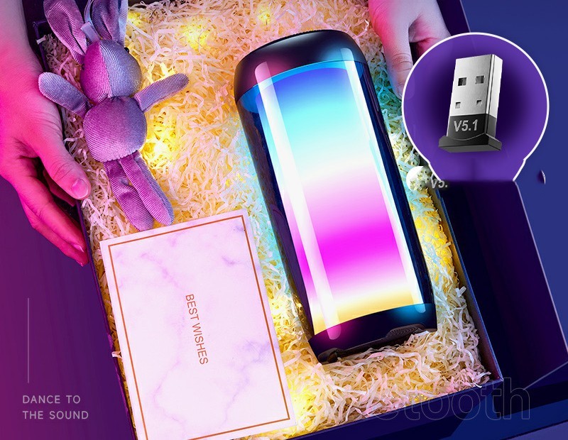 Smart Bluetooth Speaker with Ambient RGB Light – Gaming & Room Decor 5 Smart Bluetooth Speaker with Ambient RGB Light – Gaming & Room Decor - Image 5