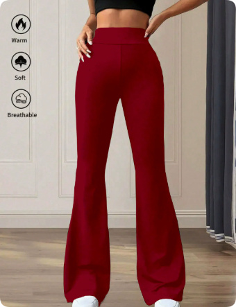 Summer Thin Yoga Pants Women's High-Waist Straight-Leg Wide-Leggings 6 Summer Thin Yoga Pants Women's High-Waist Straight-Leg Wide-Leggings - Image 6