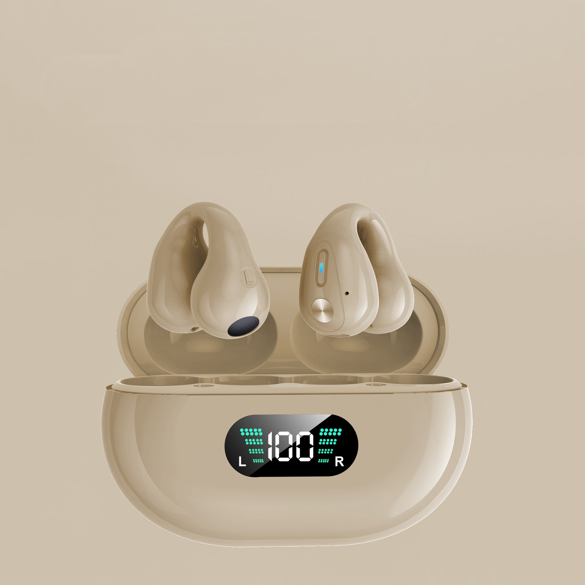 Bone Conduction Headphones TWS Earbuds Ear Clip Bluetooth 5.3 Touch Wireless 3 Bone Conduction Headphones TWS Earbuds Ear Clip Bluetooth 5.3 Touch Wireless - Image 3
