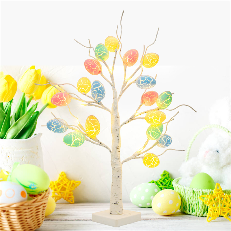 Easter Decoration 60cm Birch Tree Home Easter Egg LED Light Gift Spring Party Tabletop Ornaments Light Easter Party Kids Gifts 10 Easter Decoration 60cm Birch Tree Home Easter Egg LED Light Gift Spring Party Tabletop Ornaments Light Easter Party Kids Gifts - Image 10