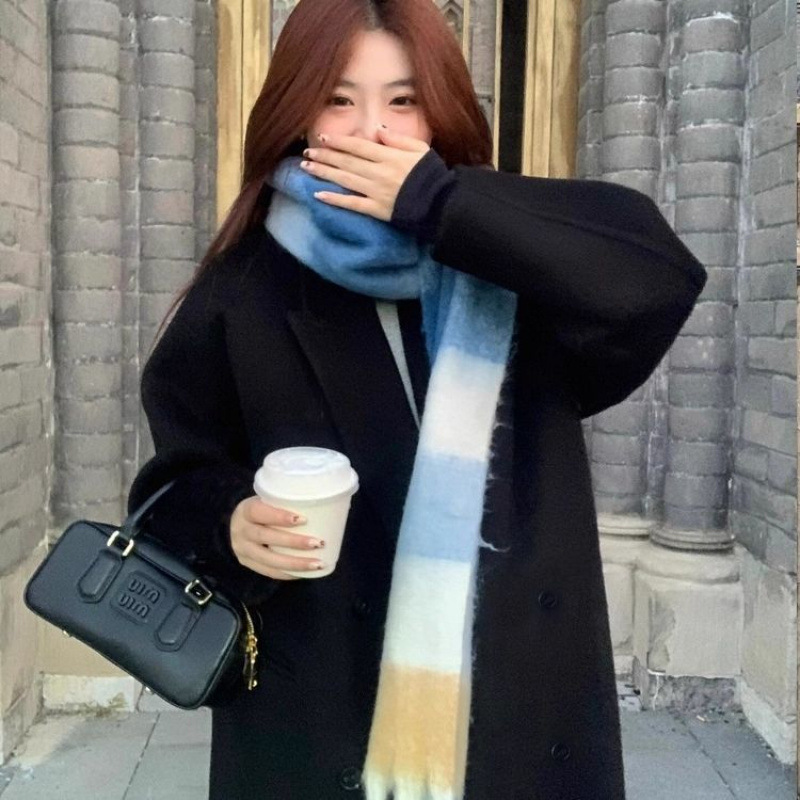 Women's Stylish Mid-length Slimming Wool Coat 8 Women's Stylish Mid-length Slimming Wool Coat - Image 8