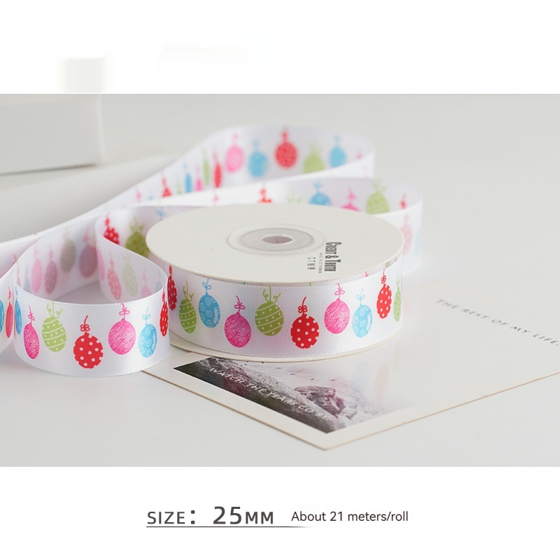 Color Heat Transfer Craft Ribbon Balloon Color Cake Packaging Gift Ribbon 6 Color Heat Transfer Craft Ribbon Balloon Color Cake Packaging Gift Ribbon - Image 6