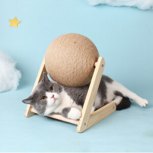 Professional Vertical Cat Toy Sisal Cat Catching Ball