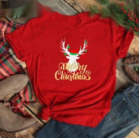 Merry Christmas Women's Casual T-shirt 3 Merry Christmas Women's Casual T-shirt - Image 3