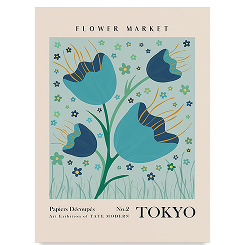 Plant And Flower Art Canvas Core Poster 4 Plant And Flower Art Canvas Core Poster - Image 4