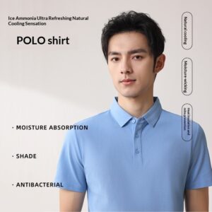 High-end Ice-silk Quick-drying NIO Workwear Short-sleeve Shirt