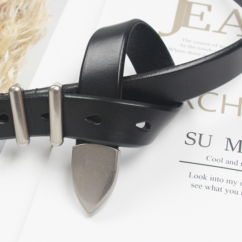 Korean Artistic Youth Silver Buckle Women's Slender Waist 2 Korean Artistic Youth Silver Buckle Women's Slender Waist - Image 2