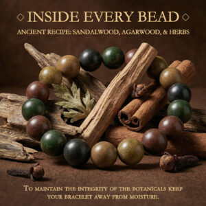 Botanical Five Elements Scented Beads Bracelet