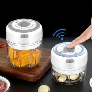Wireless Mini Electric Garlic Chopper – Baby Food & Kitchen Grinder