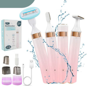 4-in-1 Multifunctional Electric Shaving Tool – Lipstick Design Body Hair Remover, Face & Body Grooming Devic