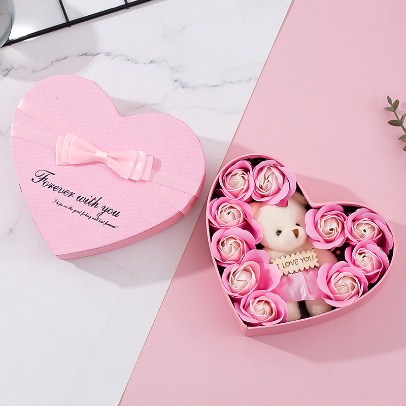 Heart-shaped Rose Red Gift Box New Year Christmas Gift Box Valentine's Day Christmas Gift Mother's Day Birthday Gift 8 Heart-shaped Rose Red Gift Box New Year Christmas Gift Box Valentine's Day Christmas Gift Mother's Day Birthday Gift - Image 8