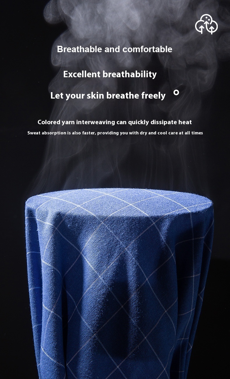 Men's Cotton Plaid Long-sleeved Oxford Casual Shirt 2 Men's Cotton Plaid Long-sleeved Oxford Casual Shirt - Image 2