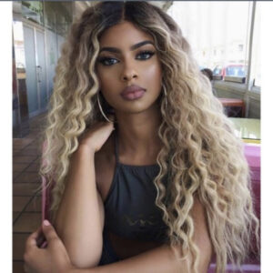 Deep Wave Human Hair Wig for Women – European & American Style, Soft Defined Waves, Natural Volume