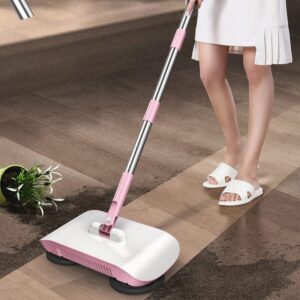 Hand Push Sweeper Household Broom Dustpan Mop Floor All-in-one Machine