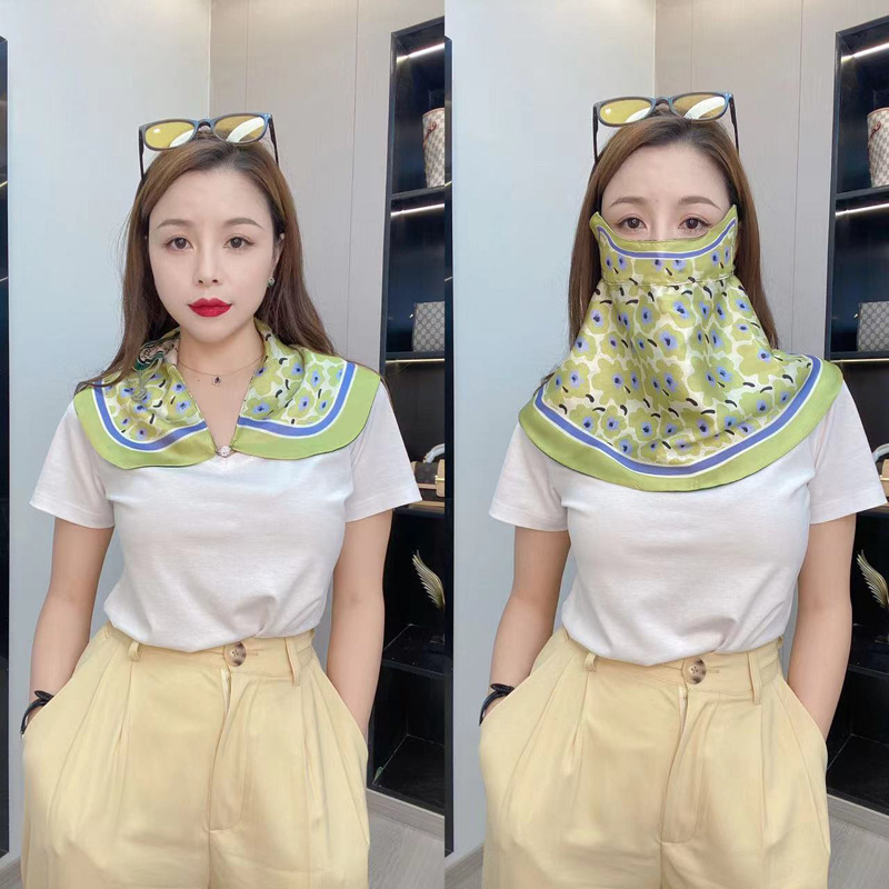 Female Printed Breathable Eye Corner Protection Summer Sunscreen Mask 10 Female Printed Breathable Eye Corner Protection Summer Sunscreen Mask - Image 10