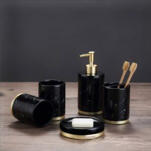 Luxury Ceramic Bathroom Set – High-End Bath Accessories Collection
