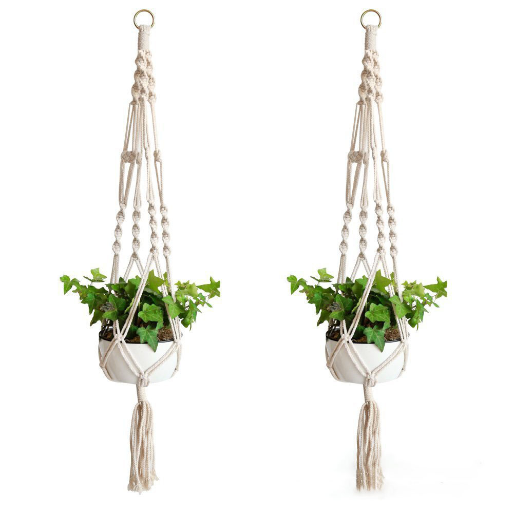 Flower Pot Net Bag Plant Greening Hanging 1 Flower Pot Net Bag Plant Greening Hanging