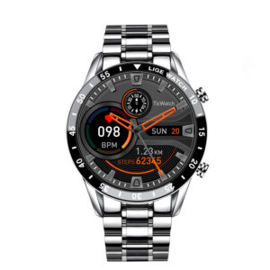 Waterproof Smartwatch with Bluetooth Calling, Heart Rate & Blood Pressure Monitor