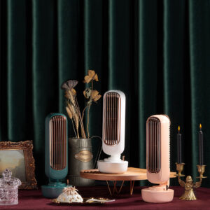 USB Tower Fan with Humidifier – Multi-Function Desktop Air Cooler