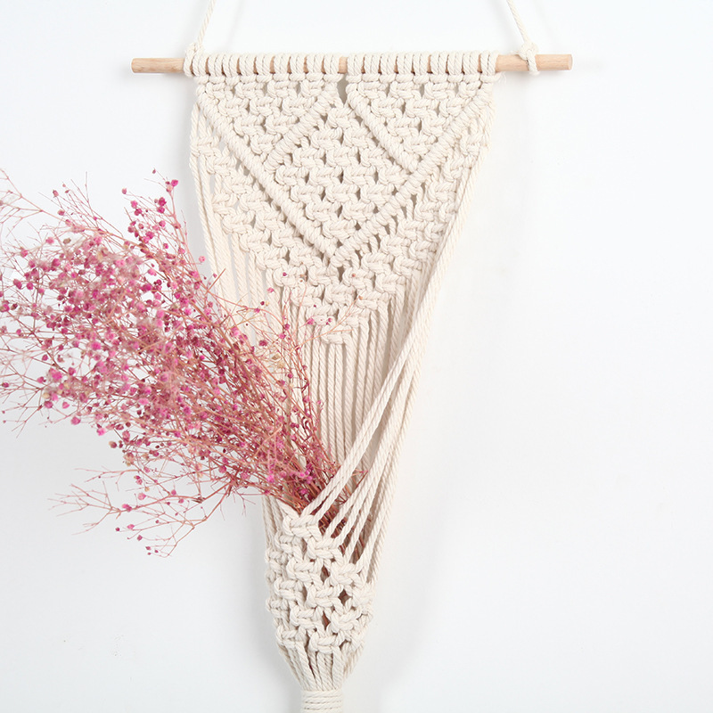 Woven Net Bag Flower Basket Wall Decoration Flower Shop Decoration 5 Woven Net Bag Flower Basket Wall Decoration Flower Shop Decoration - Image 5