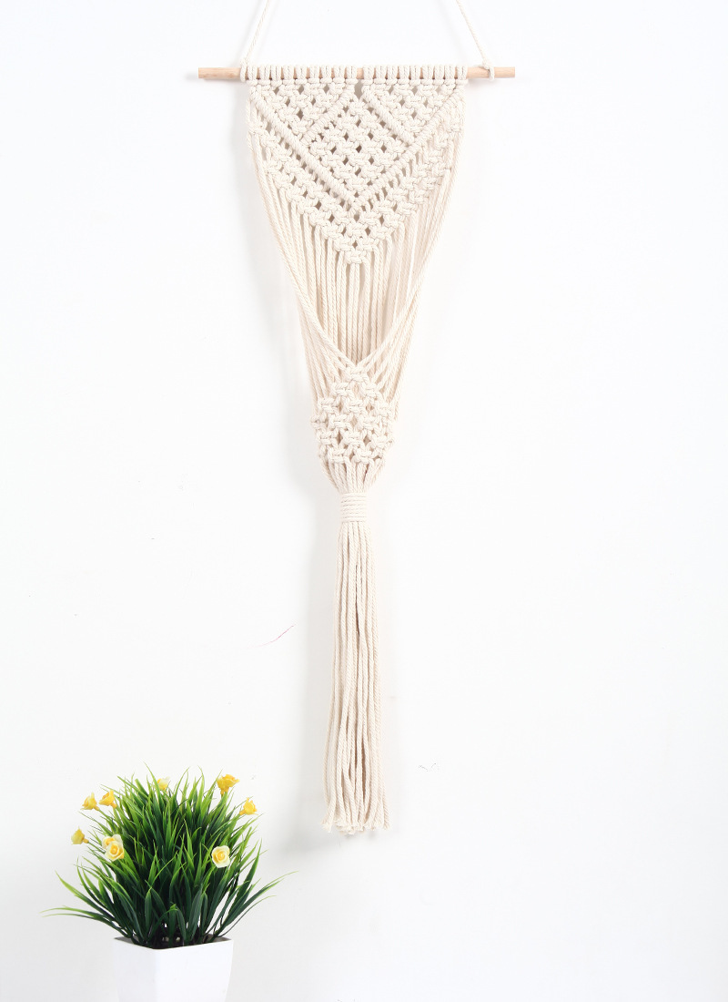 Woven Net Bag Flower Basket Wall Decoration Flower Shop Decoration 2 Woven Net Bag Flower Basket Wall Decoration Flower Shop Decoration - Image 2