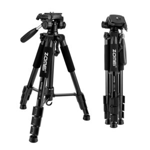 Professional Tripod Aluminum Camera Stand with Pan Head for Digital SLR Camera