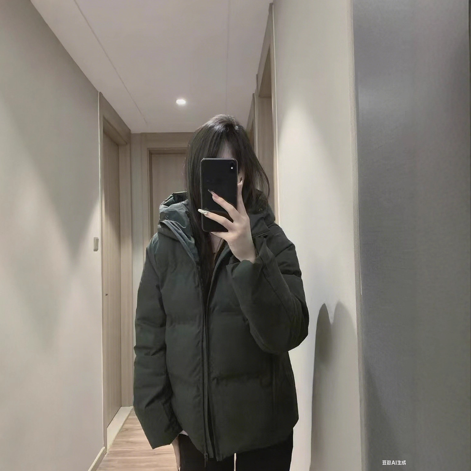 Women's Fashion Short Hooded Cotton-Padded Jacket Coats 5 Women's Fashion Short Hooded Cotton-Padded Jacket Coats - Image 5