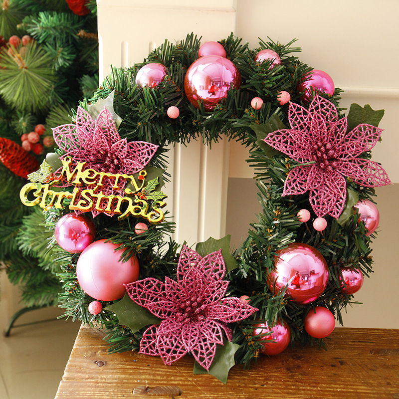 Christmas Decorations Christmas Wreath Home Decor For Home Garden Decorations Mall Door Decoration 4 Christmas Decorations Christmas Wreath Home Decor For Home Garden Decorations Mall Door Decoration - Image 4
