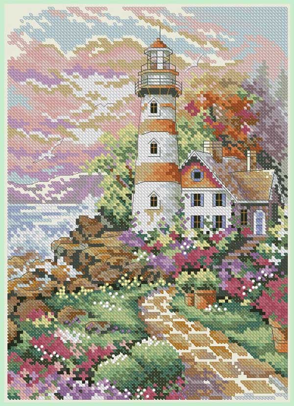 Lighthouse Cross Stitch Kit 4 Lighthouse Cross Stitch Kit - Image 4