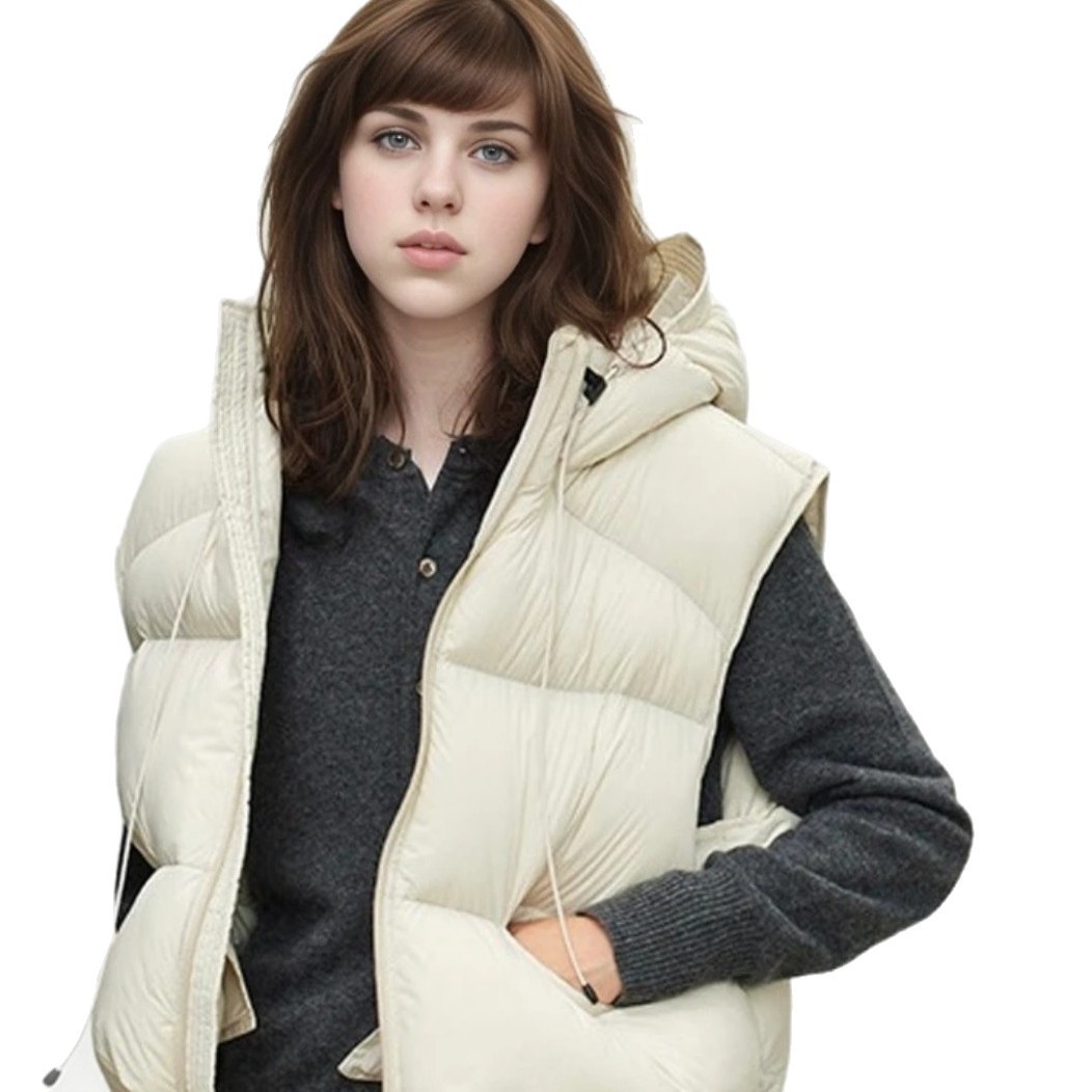 Women's Loose High-end Padded Vest-style Jacket 4 Women's Loose High-end Padded Vest-style Jacket - Image 4
