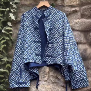 Chinese-style Diamond-patterned Jacket For Women