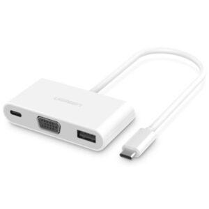 Type C to VGA & HUB Converter