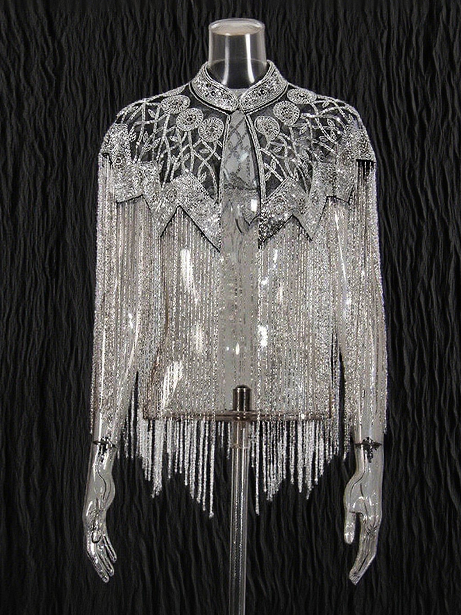 Heavy-duty Beaded Tassel Design Shawl Coat 3 Heavy-duty Beaded Tassel Design Shawl Coat - Image 3