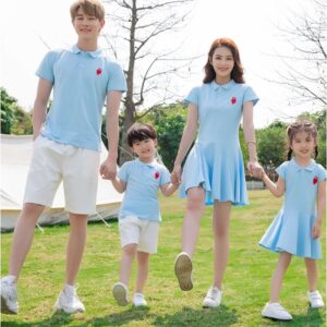 Parent-child Outfit A Family Of Three And Four Sets Of Mother And Daughter Skirt