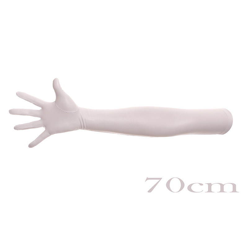 High-gloss Gold Foil Stamping And Elbow-length Costume Gloves 5 High-gloss Gold Foil Stamping And Elbow-length Costume Gloves - Image 5