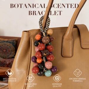 Botanical Multicolour Backpack Pendant Keychain