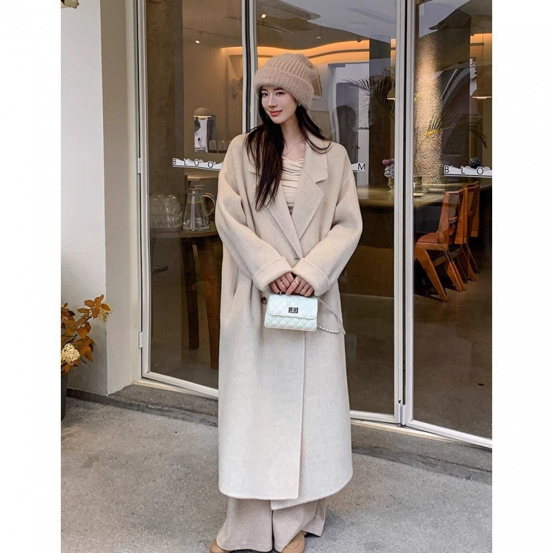 Women's Stylish Mid-length Slimming Wool Coat 7 Women's Stylish Mid-length Slimming Wool Coat - Image 7