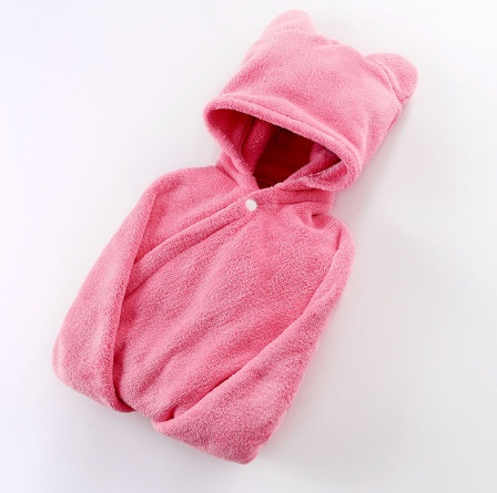 Cotton baby care hooded bath towel 8 Cotton baby care hooded bath towel - Image 8