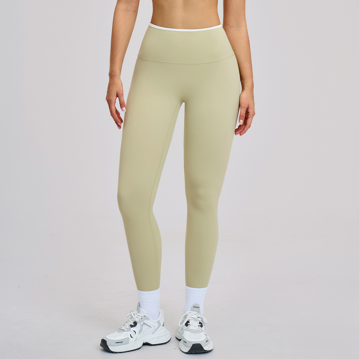 Yoga Pants High-Waist Contrasting Color Quick-Dry Trousers 1 Yoga Pants High-Waist Contrasting Color Quick-Dry Trousers