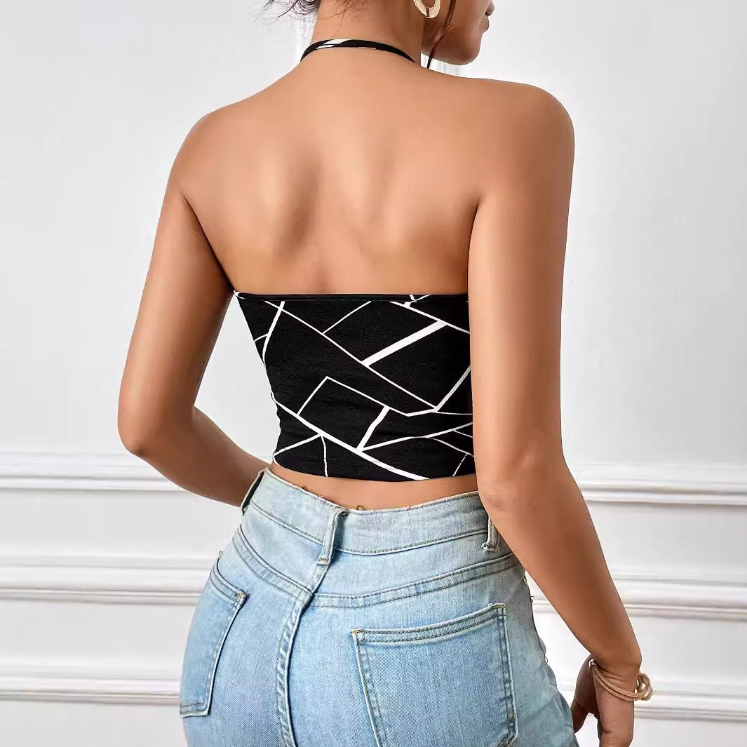 European And American-style Navel-baring Slim-fit New Vest 3 European And American-style Navel-baring Slim-fit New Vest - Image 3